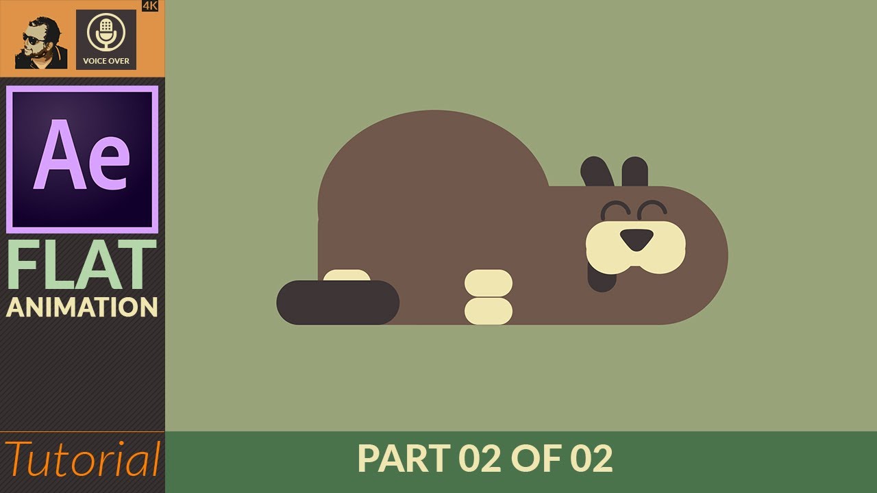 Flat Animation in After Effects | Part 02 - Basic Keyframe Animation | Tutorial