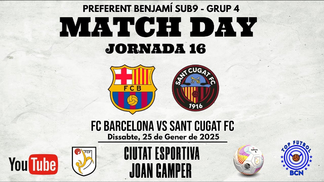 FC BARCELONA vs SANT CUGAT FC S9 Preferent T.24/25