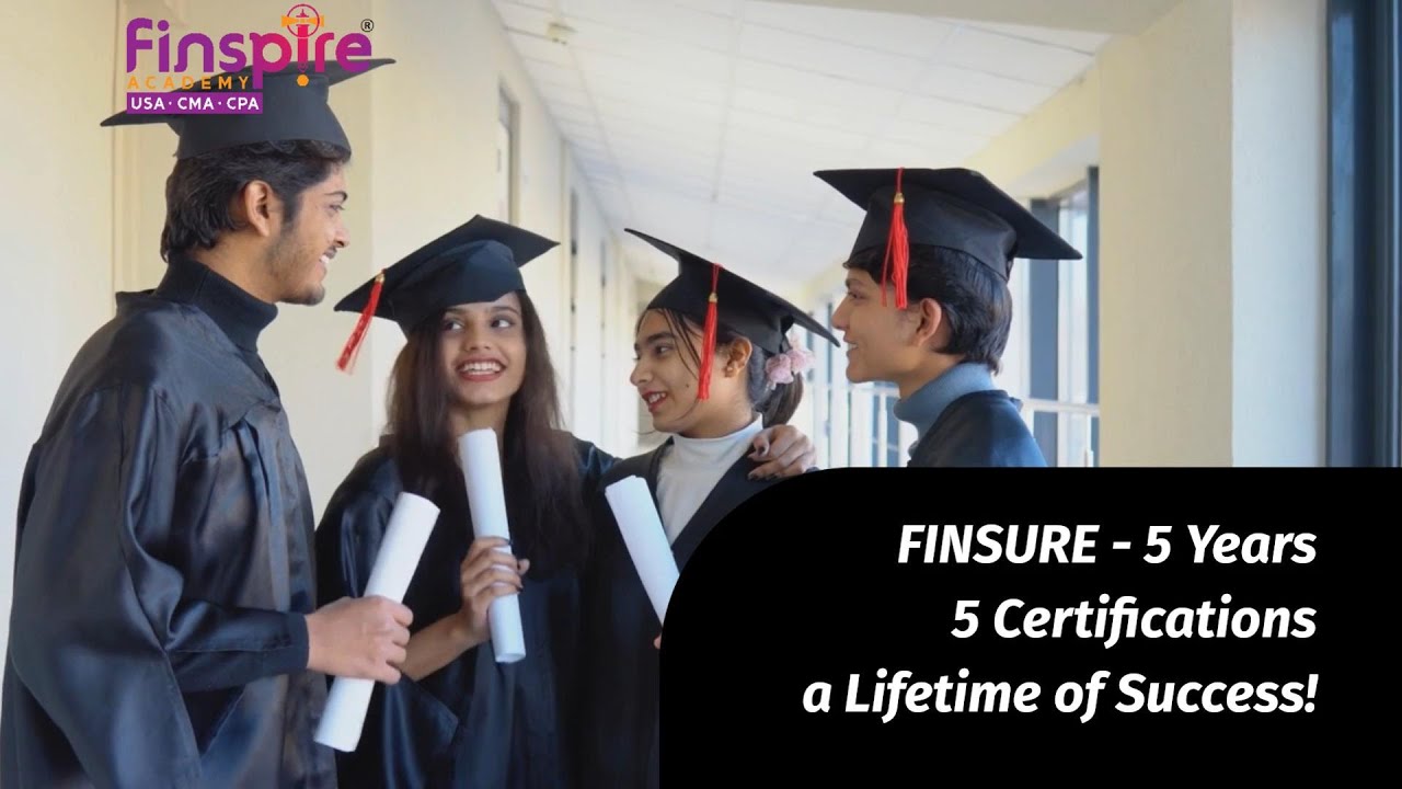 FINSURE ; 5 Years, 5 Certifications, a Lifetime of Success! From FINSPIRE
