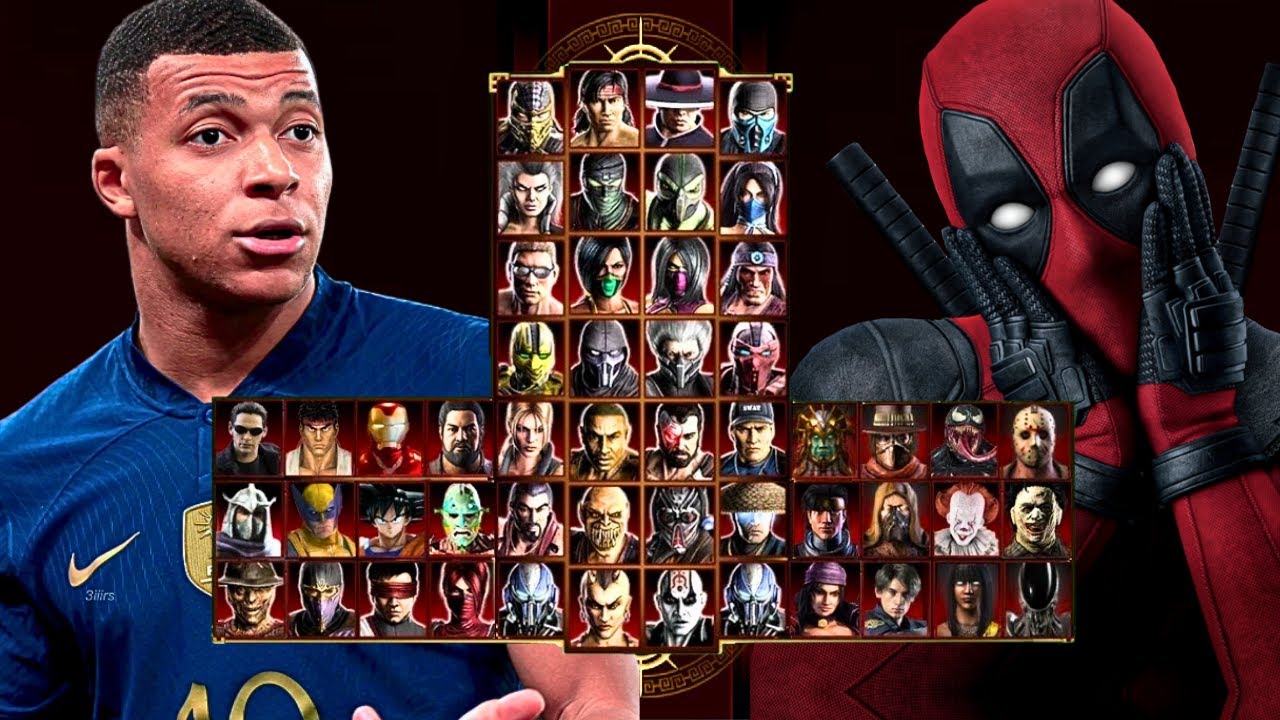 Mortal Kombat 9 - MBAPPE & DEADPOOL - Expert Tag Ladder - Gameplay @(1080p) - 60ᶠᵖˢ ✔
