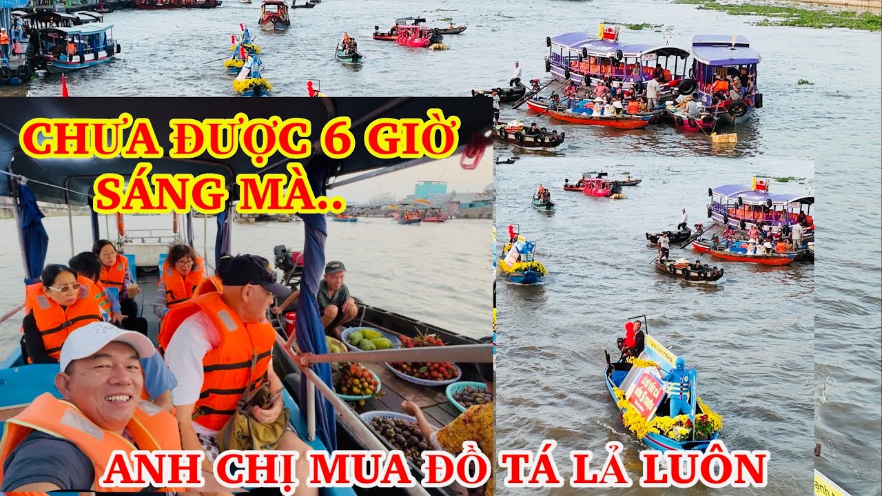 BÓ TAY LUÔN CHƯA ĐƯỢC 6 giờ sáng mà Anh Chị mua tá lả đồ vì RẺ MÀ NGON . Clip cực vui và thú vị 