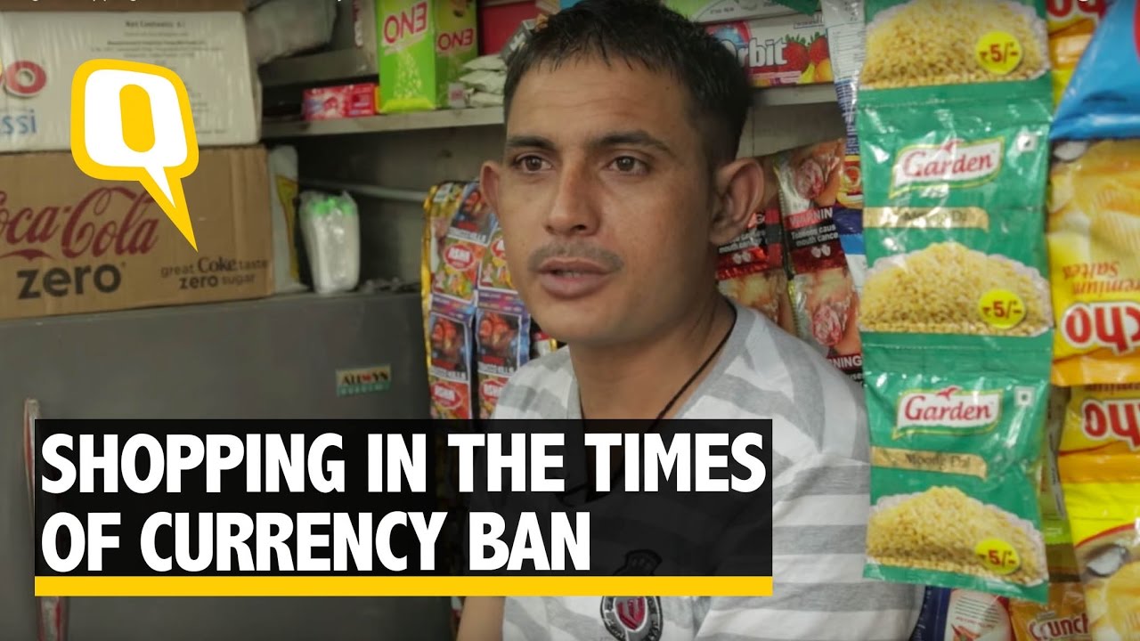 Change but No Change: Shopping in the Times of Currency Ban