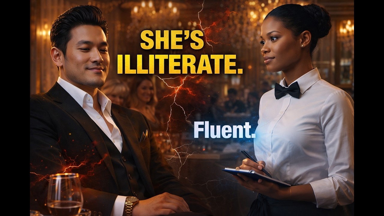 Korean Mafia Orders in Foreign Language to Humiliate Black Waitress — Her Reply Made Him Speechless