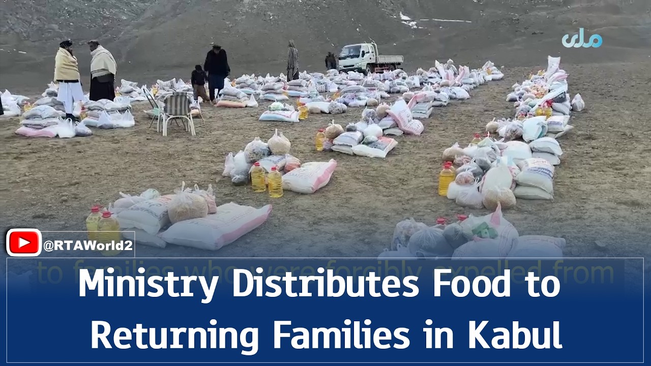Ministry Distributes Food to Returning Families in Kabul