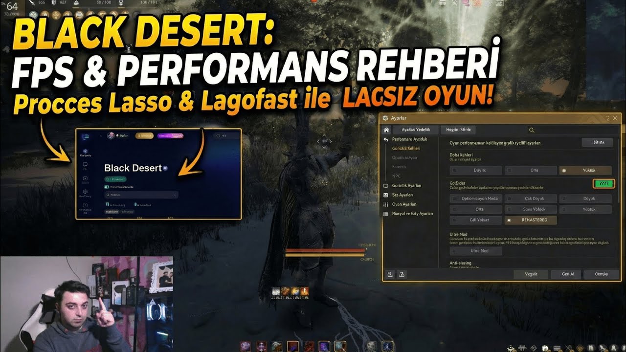 BLACK DESERT: FPS AYARLARI! 🚀 | Arayüz, Grafik Rehberi GÜNCEL (2026)
