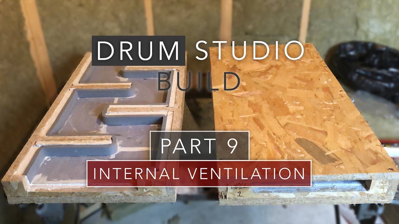 Building a Sound Maze and Installing Ventilation - Drum Studio Garden Room Build - Part 9