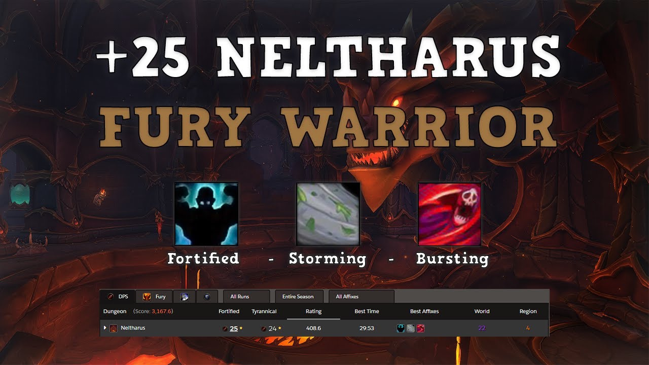 FURY WARRIOR POV! | +25 Neltharus | Fury Warrior | Dragonflight 10.1