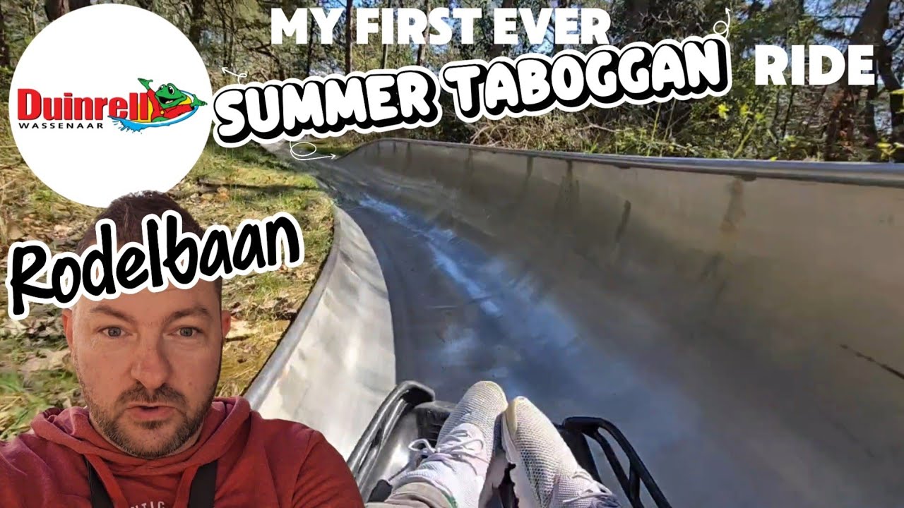 Our FIRST EVER!! Summer Taboggan experience 😆| Rodelbaan at Duinrell Theme Park, Netherlands