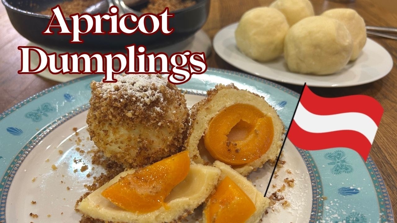 Authentic Austrian Apricot Dumpling - Marillenknödel