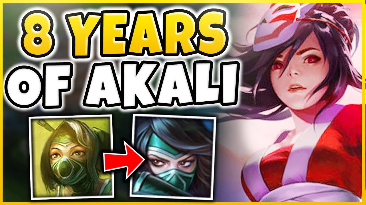 Professor Akali - Final Pre-Rework Montage (8 Years of Playing Akali in 10 Minutes)