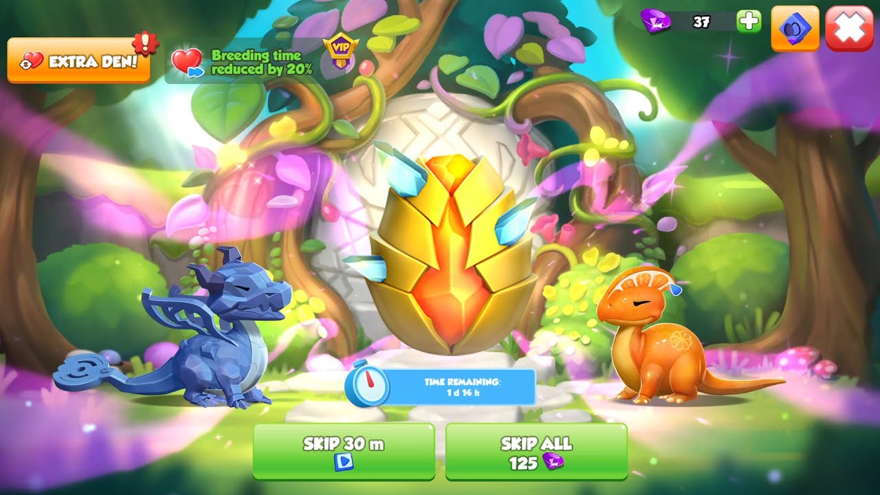 How to breed Yellow Topaz Dragon | Dragon Mania Legends