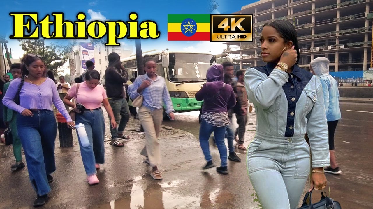 ከቦሌ24-ቦሌ ኤድና Addis Ababa Walking Tour (530) Bole 24 - Edna, 🇪🇹 Ethiopia [4K]