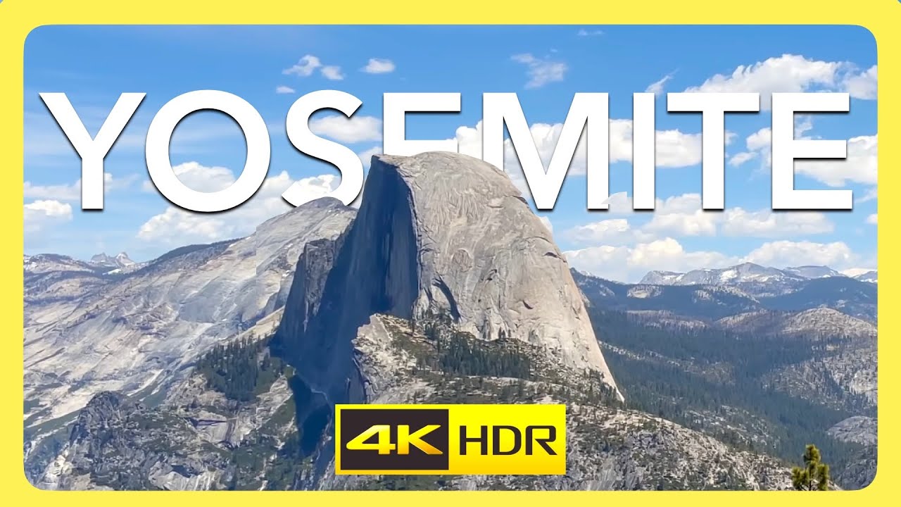 Йосемитский национальный парк — Хаф-Доум и Глейшер-Пойнт — 4K HDR Пеший туризм | Йосемитский водопад