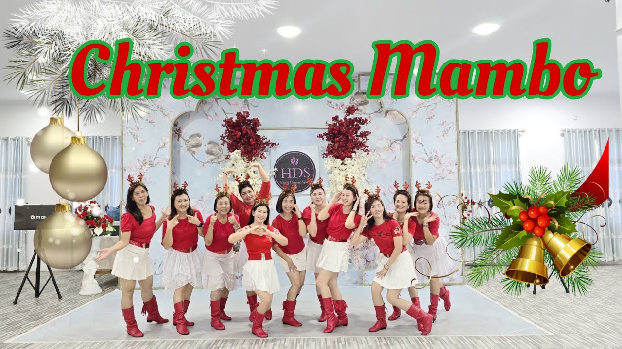 Christmas Mambo Line Dance ,  Choreographer: Jiyun Im 임지윤- November 2024
