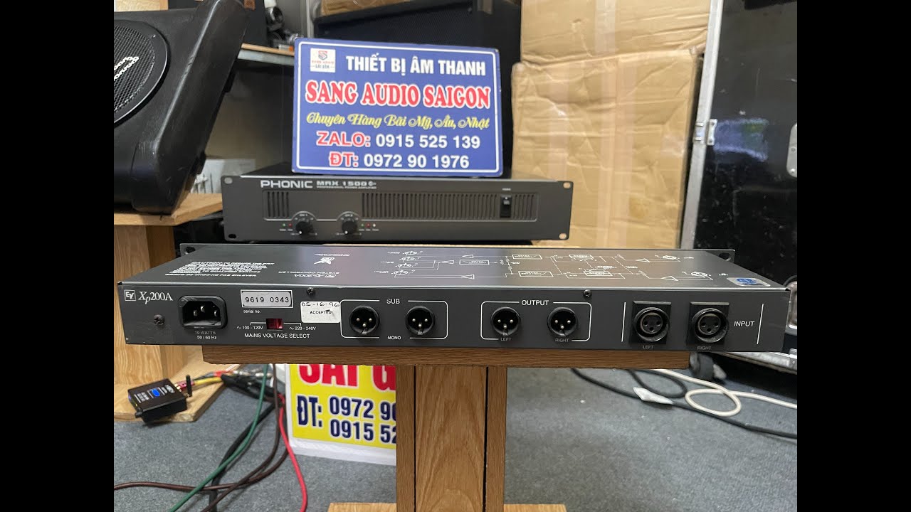Crossover  EV XP200A Sản Xuất Tại Mỹ Vừa Về Tại Sang Audio