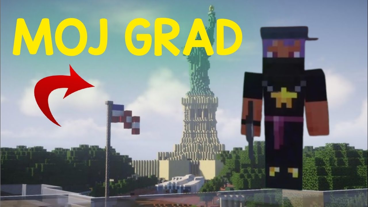 Izgradio sam SVOJ grad u Minecraftu🏗