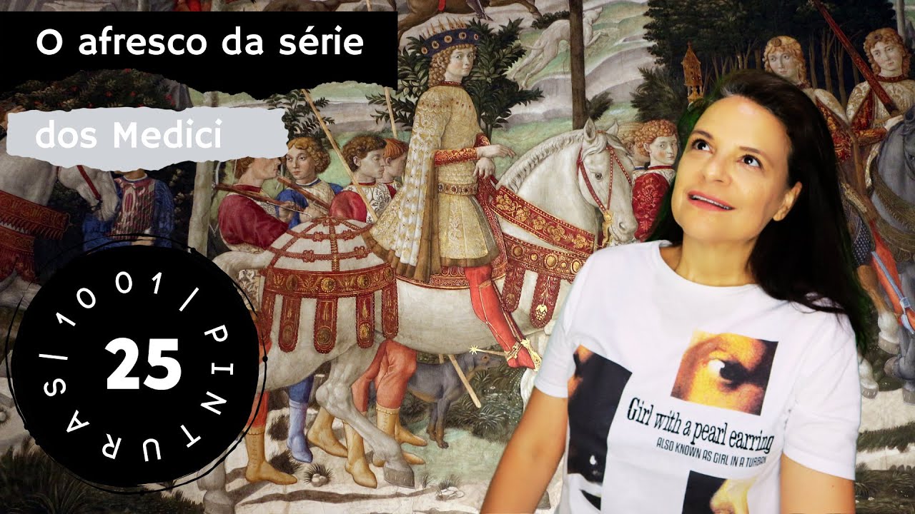 O famoso afresco da série dos Medici | O cortejo dos Reis Magos | Benozzo Gozzoli [25]