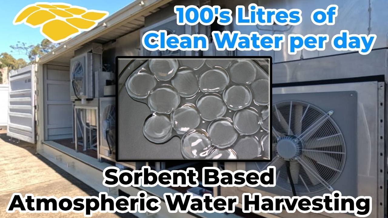 Sorption Based Atmospheric Water Harvesting for 100's of Litres of clean water per day
