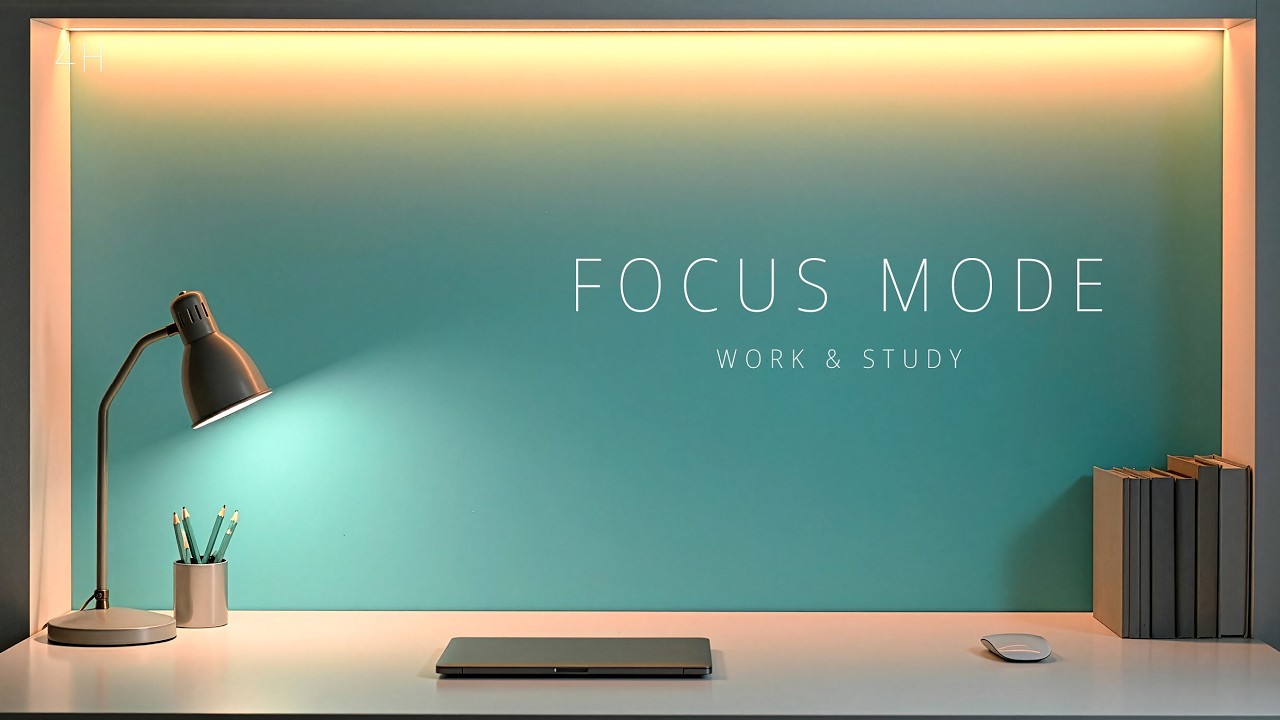 4H Study Music — WORK & STUDY (No Lyrics)