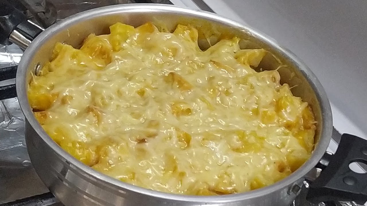 بدون لحوم ولا دجاج 😍غراتان غير في المقلاة يوجد ليه لايه