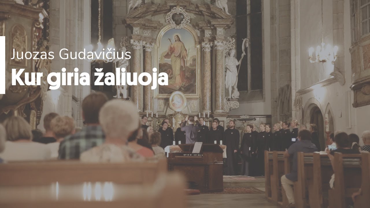 Kur giria žaliuoja (Juozas Gudavičius) | Choir Adoramus