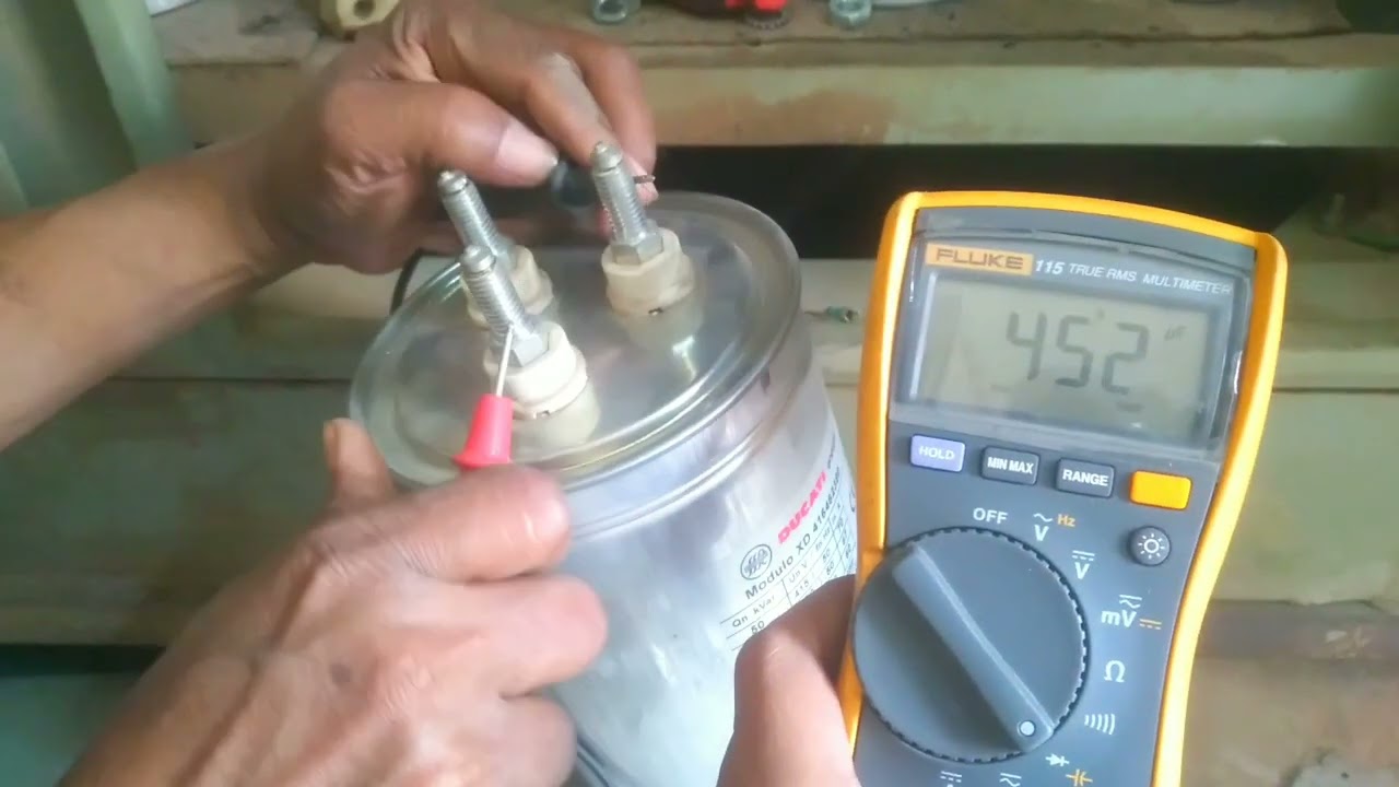 How to Check 3 Phase Power Factor Capacitor #Electrical work #