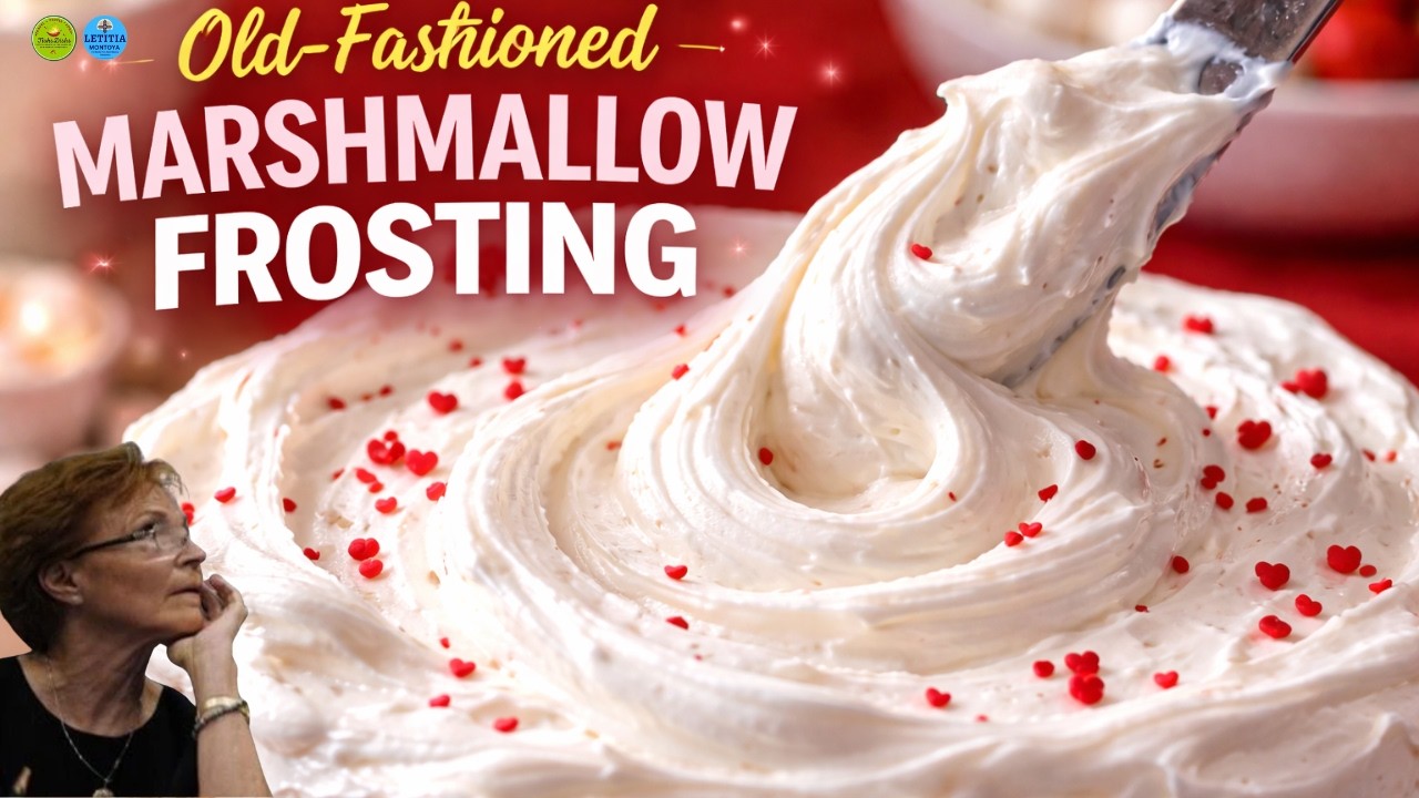 Thick, Fluffy Marshmallow Frosting Made the Old Fashioned Way!