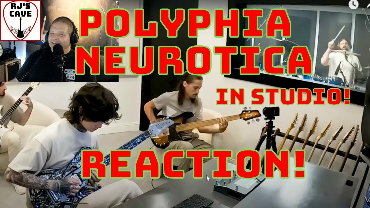 FIRST TIME REACTION! GUITAR PLAYER REACTS TO POLYPHIA IN STUDIO! #polyphia  #neurotica #reaction