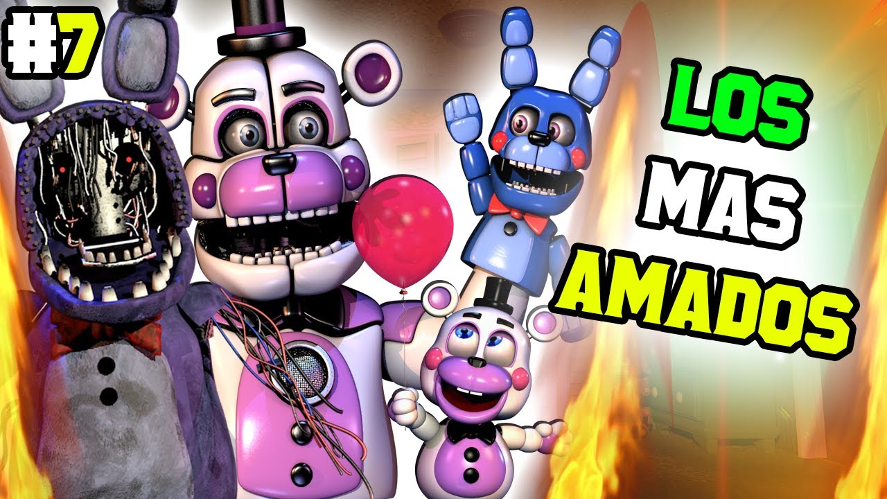 Top 7 Animatronicos mas Amados de TODO FNaF (Actualizado 2021)