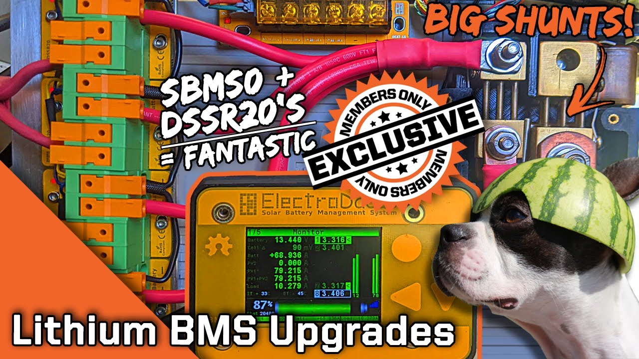 Big Upgrade to our DIY  Lithium SBMS & LiFePo4 Battery Bank - Part 1