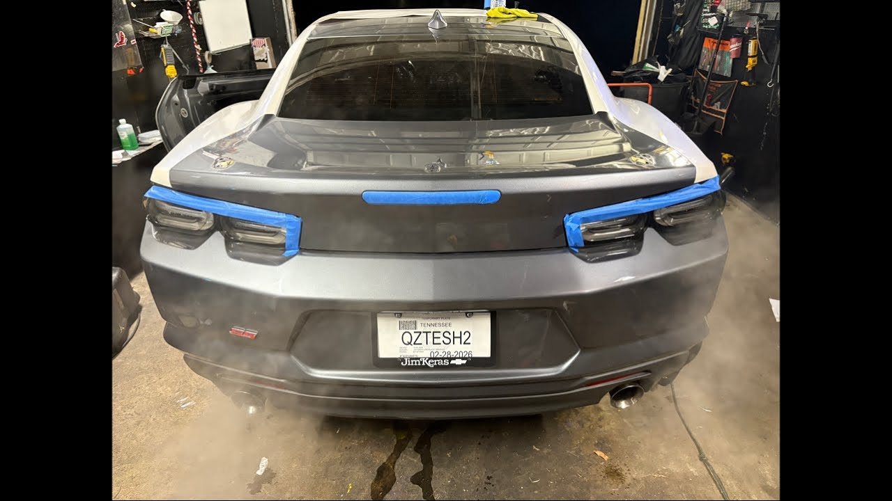 How To Wrap 2022 Camaro SSlTrunk In One Piece 