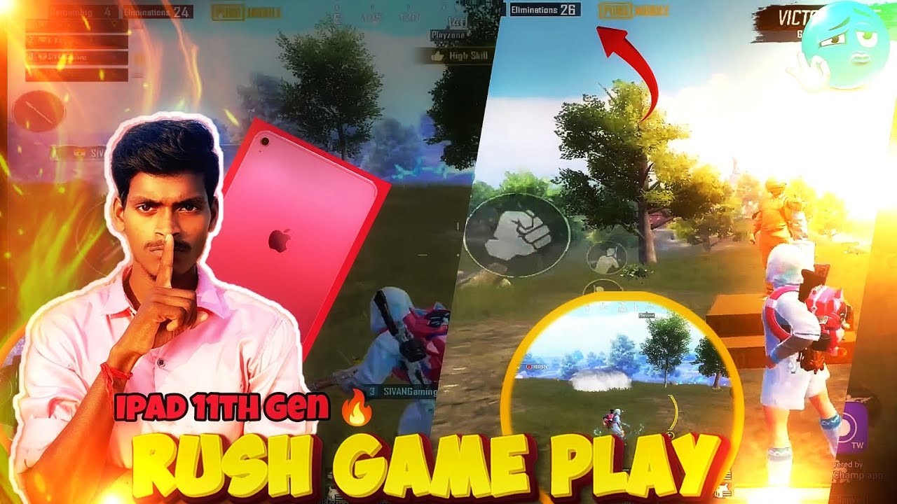 😱Elimination 26 KILL Rush Game 🔥 Solo Game || 60    FPS ipad 11th generation #pubgmobile #26killsolo