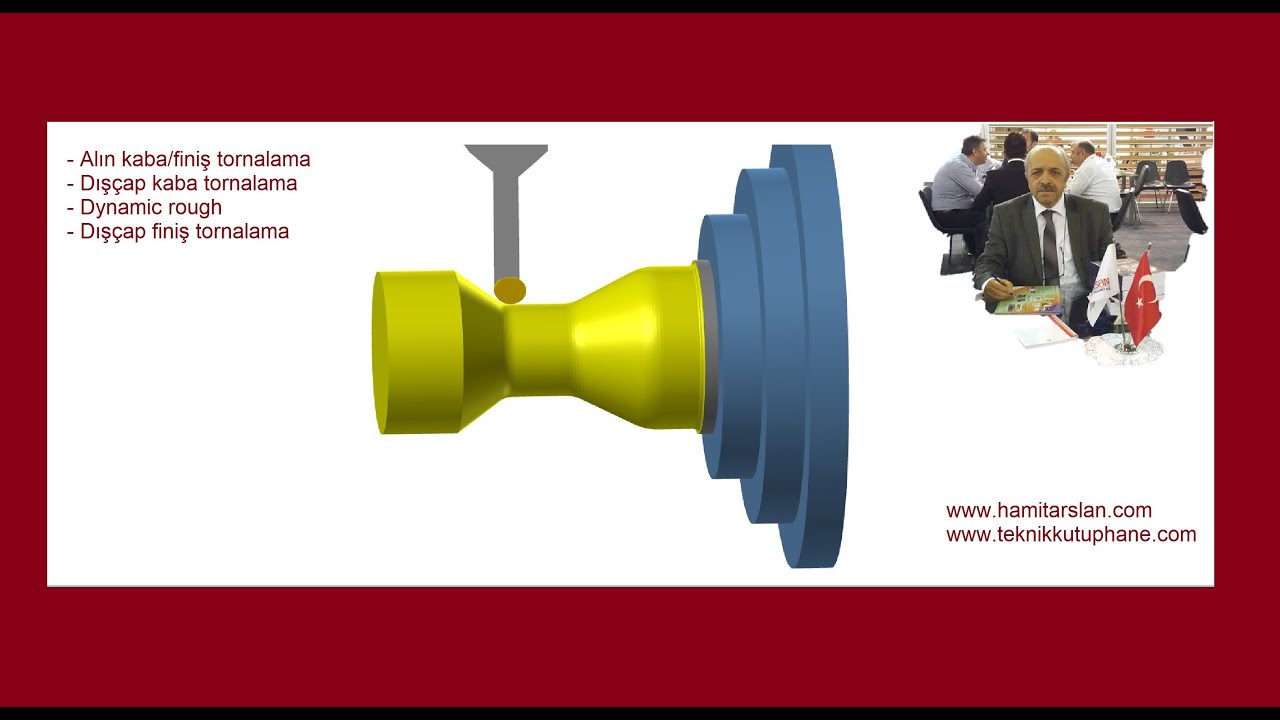 9 - MASTERCAM 2021 DIŞ ÇAP TORNALAMA - KANAL AÇMA - FİNİŞ TORNALAMA - DİNAMİK TORNALAMA