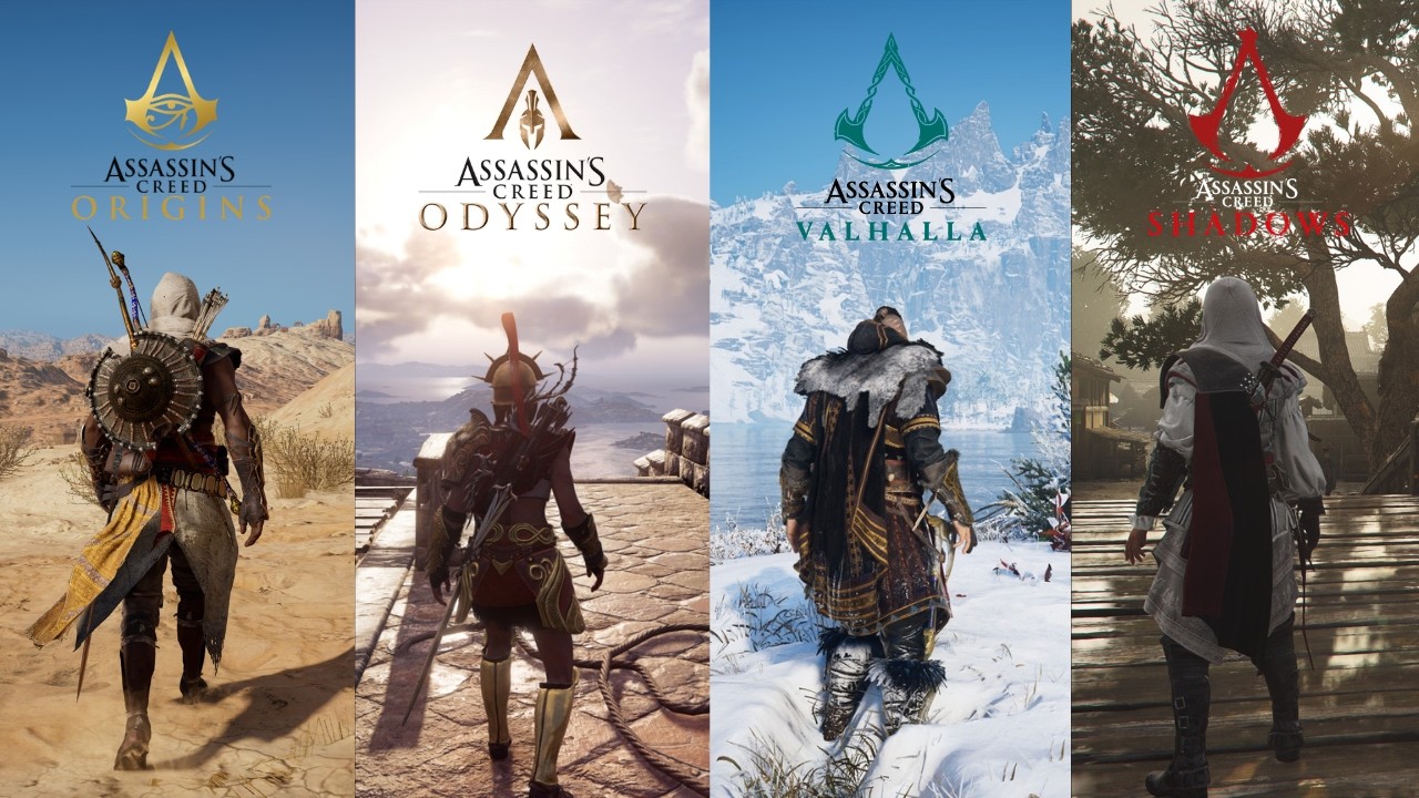 Assassin's Creed Origins VS Odyssey VS Valhalla VS Shadows - Which One is The BEST?