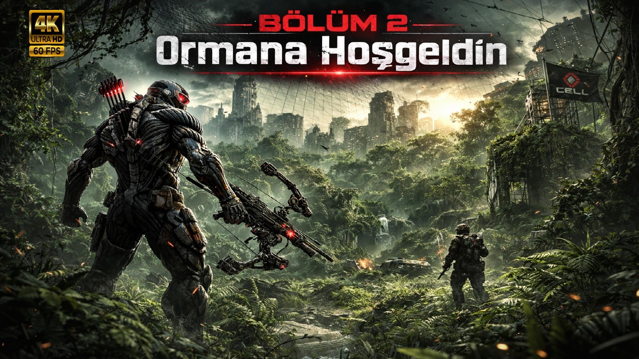 Ormana Hoşgeldin | Crysis 3 Remastered–Bölüm 2: Ormana Hoşgeldin | ULTRA Graphics Gameplay[4K 60FPS]