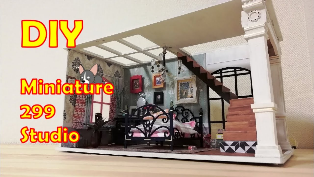 DIY/Miniature Dollhouse KIT/Midnight Dreams/Rolife/ミニチュアドールハウスキット/ミッドナイトドリーム/つくるんです