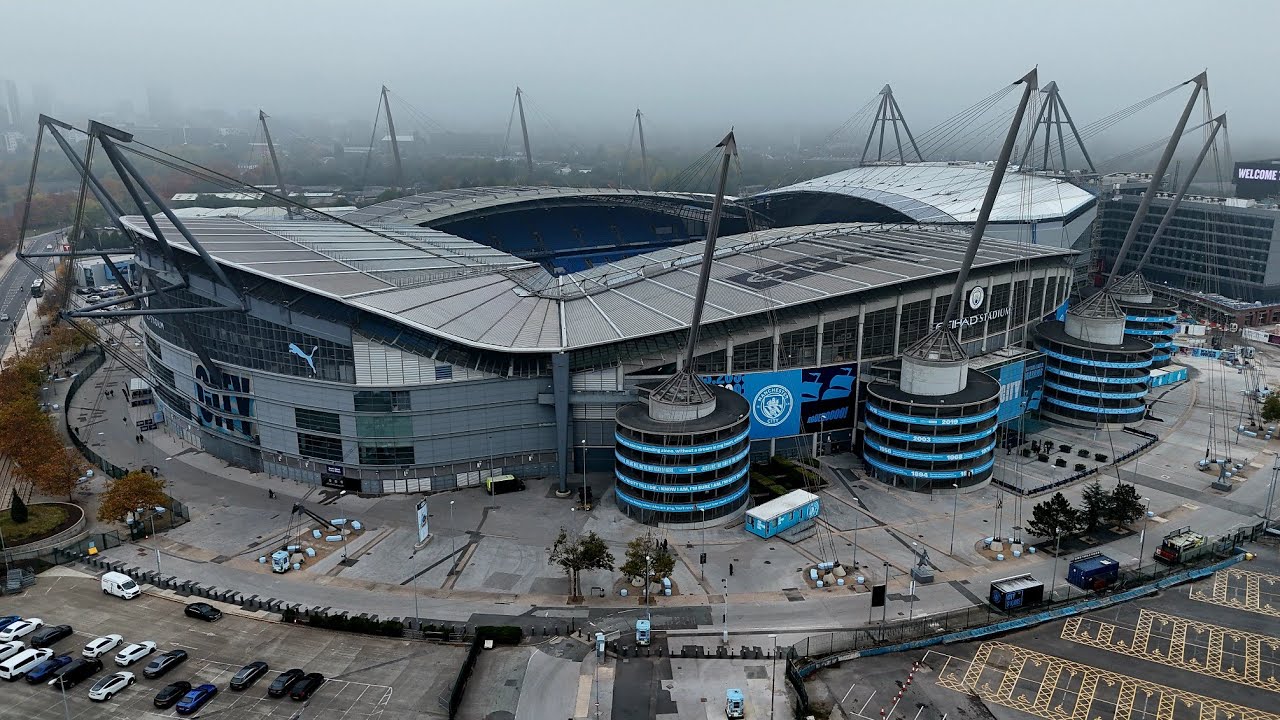 The Etihad Campus,Manchester City Football Club.