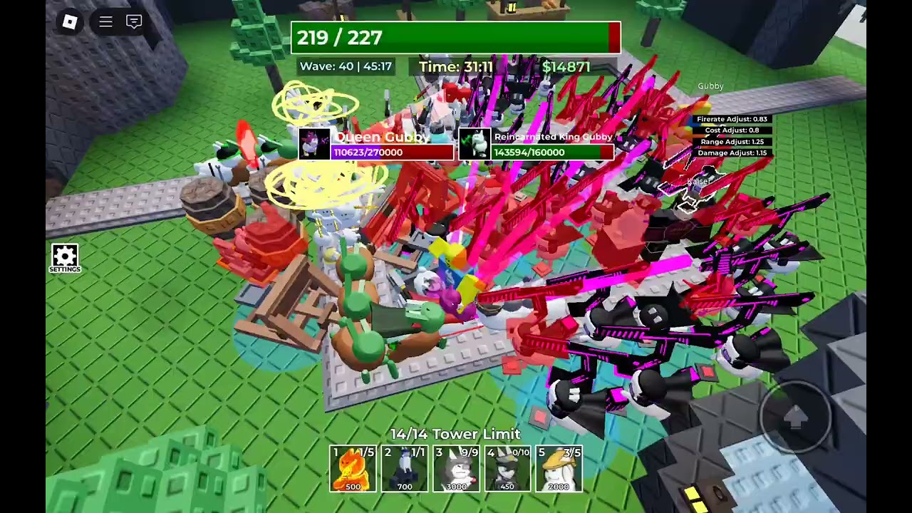 Roblox Gubby TD queen boss