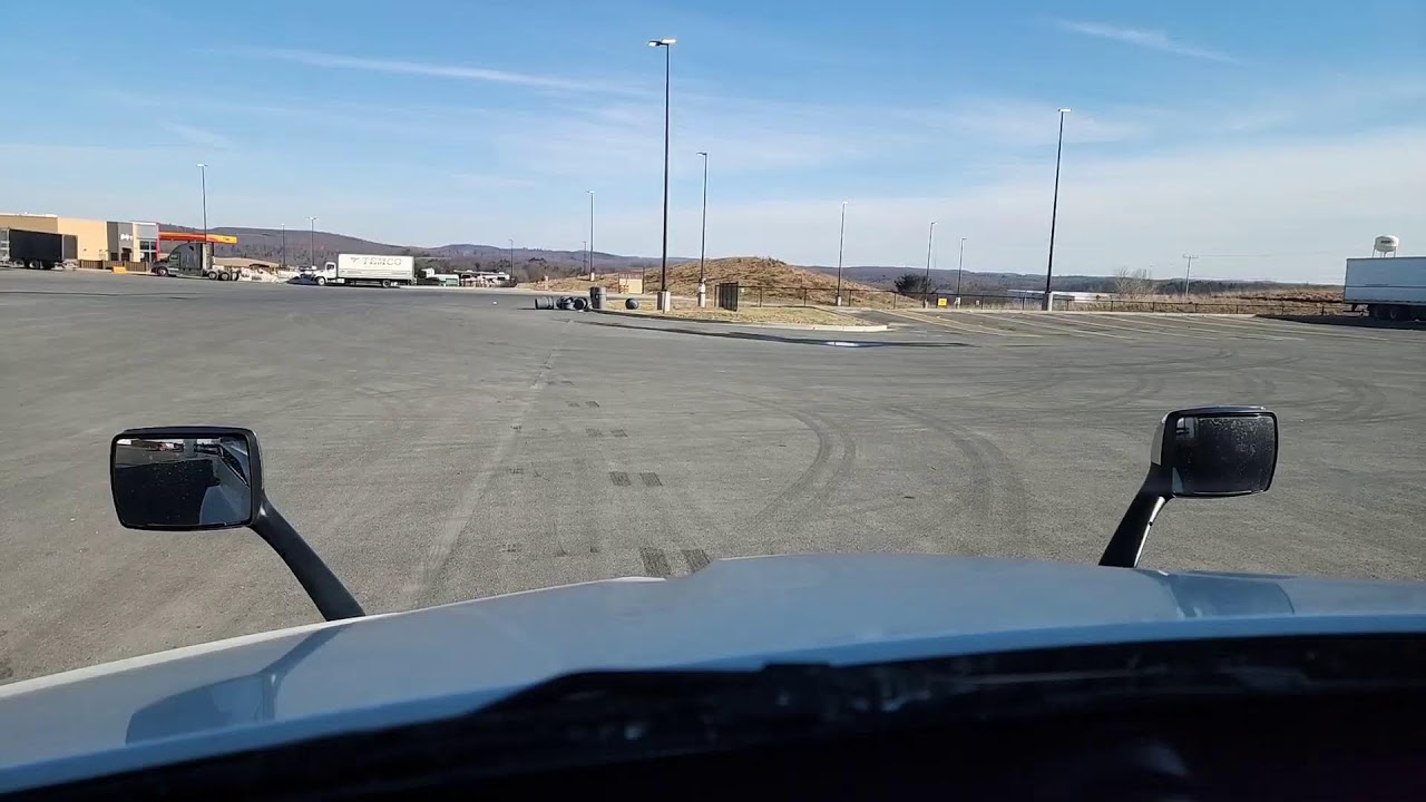 Live action trucking from Galena Ohio to Brookville Pennsylvania 2-7-25