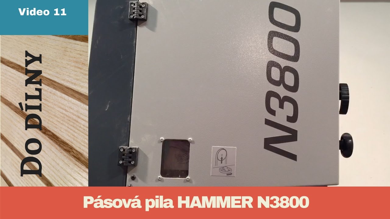 HAMMER N3800 test / pásová pila