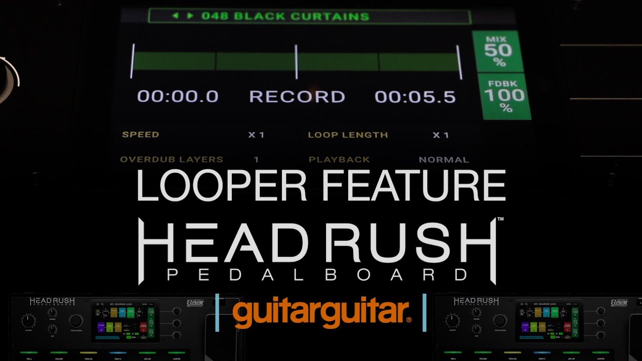 Headrush Pedalboard | Looper Feature