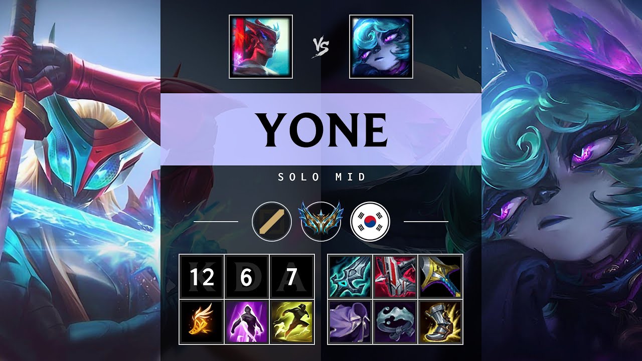 Yone Mid vs Vex - KR Challenger Patch 25.06