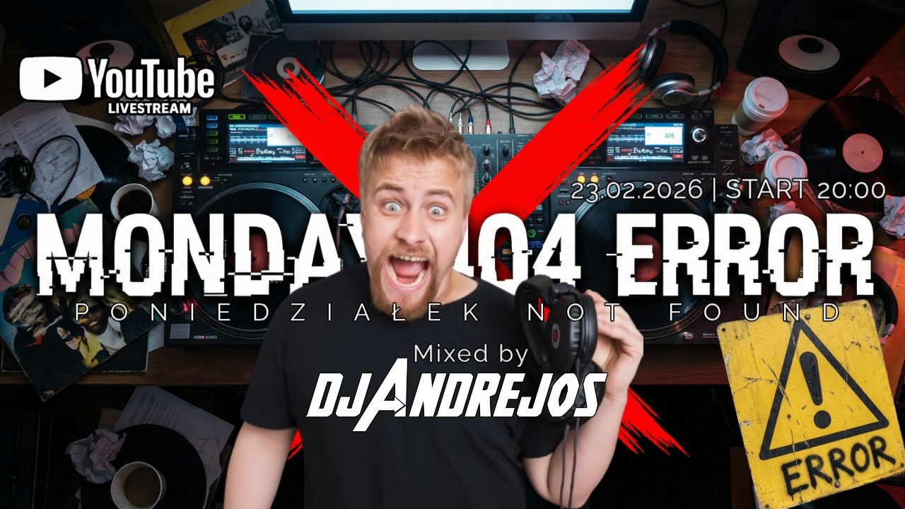 🎧 MONDAY 404 ERROR | PONIEDZIAŁEK NOT FOUND ⚠️ | DJ ANDREJOS LIVE 🎧 | 23.02 🚀 #livestream #trance