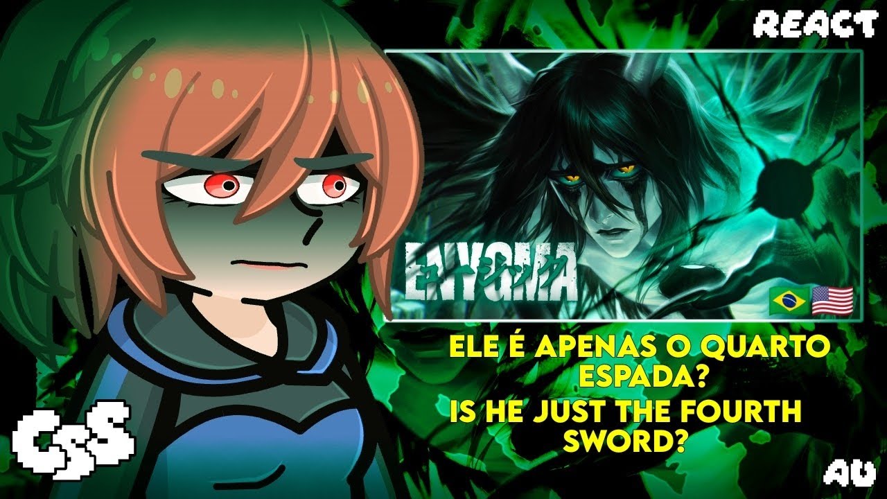 Danmanchi React : Face do Desespero | Ulquiorra (Bleach) | Enygma | Gacha React | #12