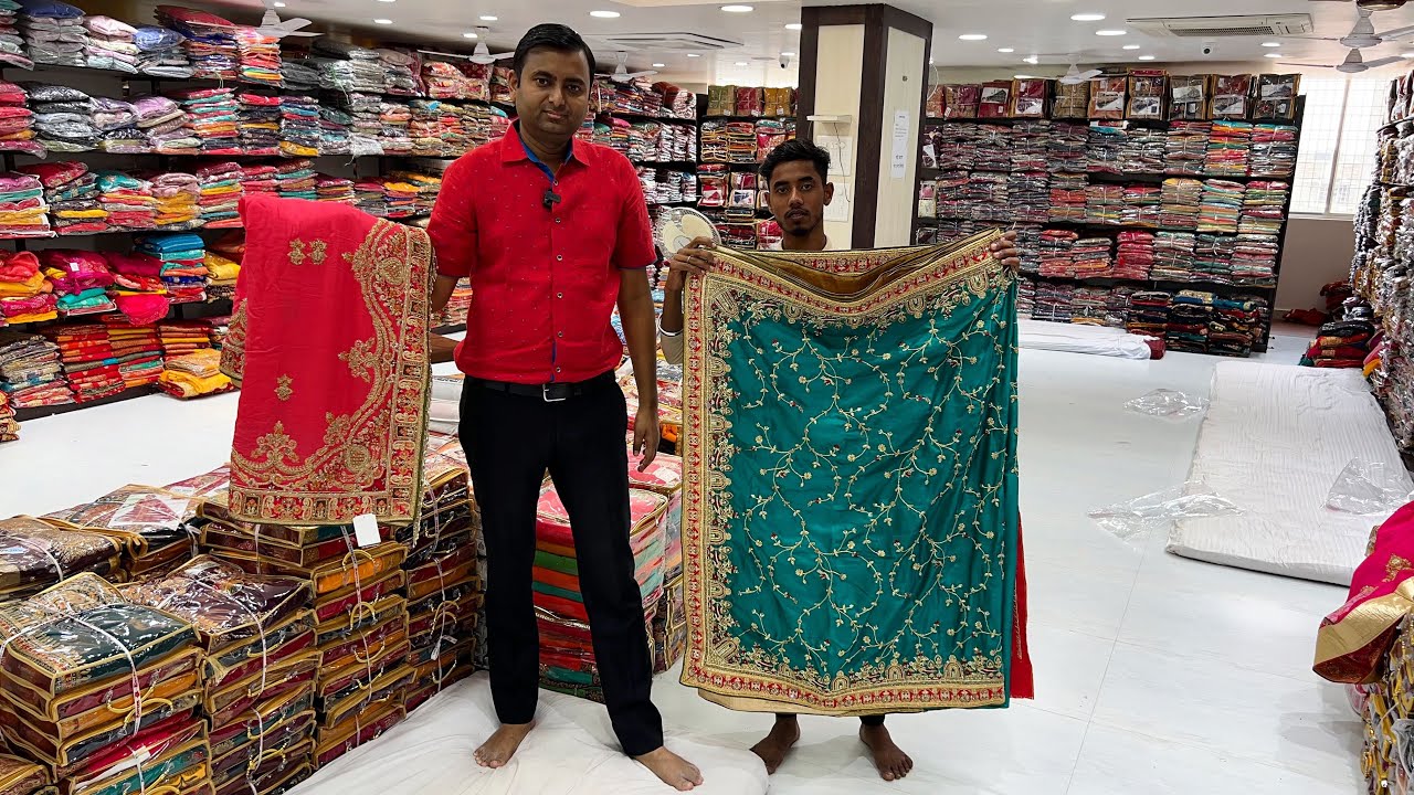सिर्फ 100 रूपए में साड़ी ख़रीदे बिहार के सबसे बड़े Wholesale Shop से||Satguru Textiles||Zaika Patna Ka