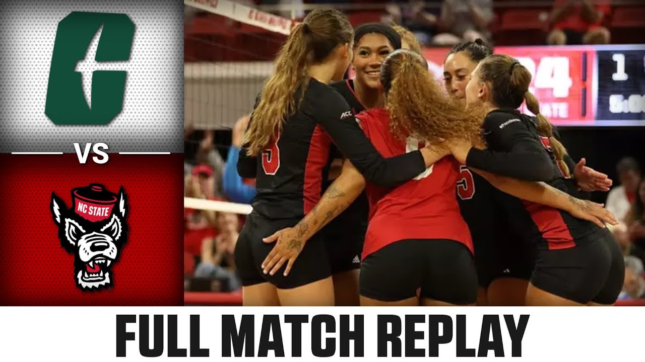 Charlotte vs. NC State Full Match Replay | 2023 ACC Volleyball