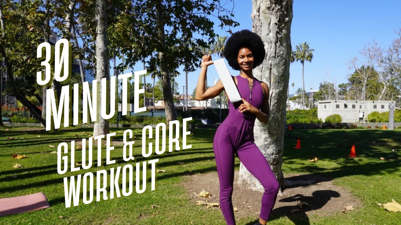 30 MIN GLUTE & CORE WORKOUT *BEG. FRIENDLY*