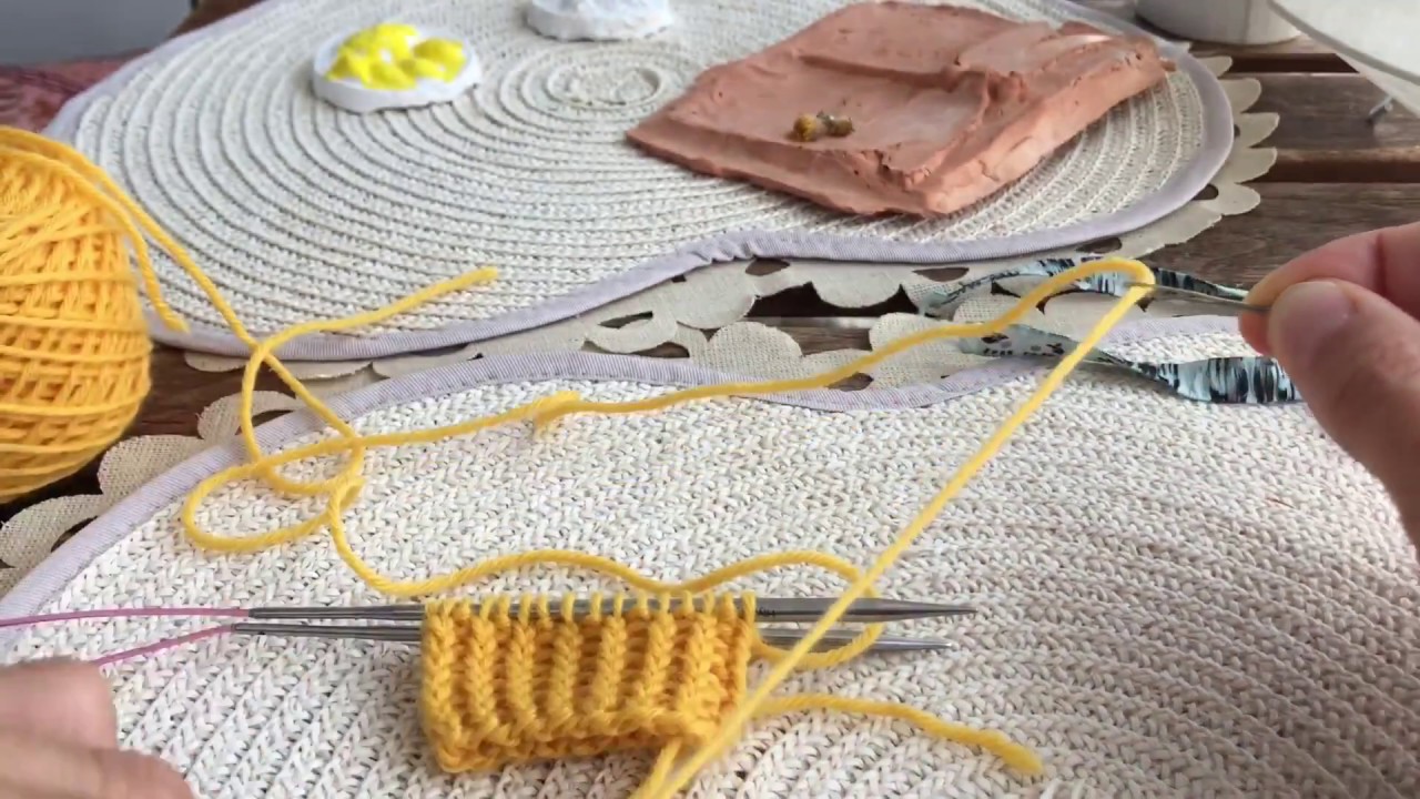 Sewn bind off - cierre elástico cosido