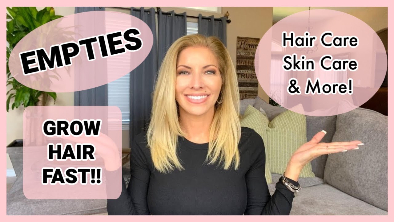 Empties Sept 2021 - Grow Hair FAST! Haircare ~ Skincare ~ and More! .mp4