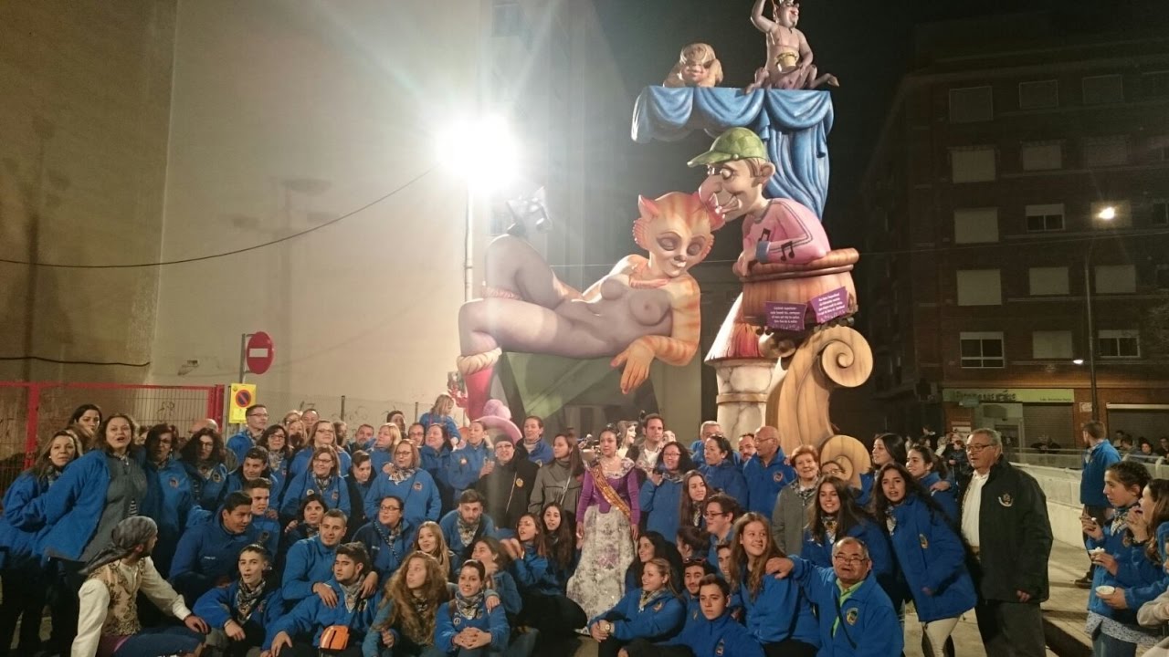 Cremá Falla Centre, Manises, Fallas 2017